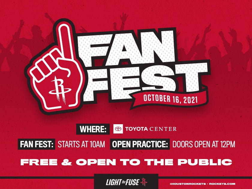 Houston Rockets Fan Fest Houston Toyota Center