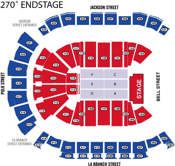 Ufc Toyota Center Seating Chart