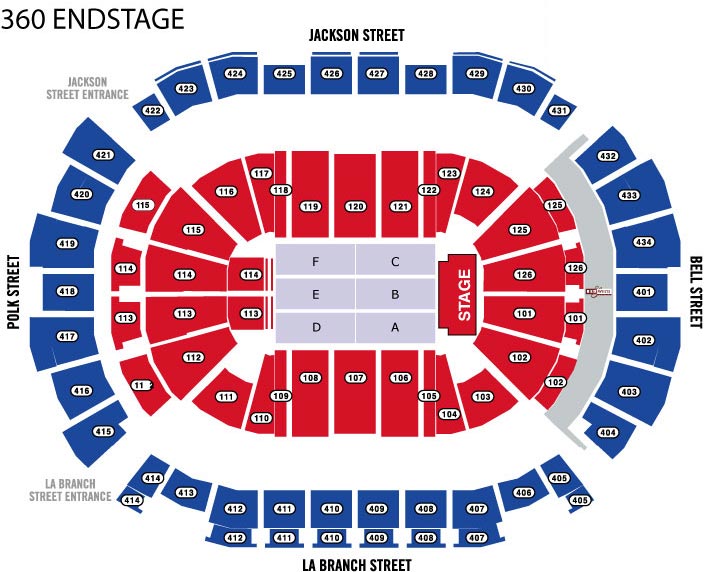 Houston Seating Chart