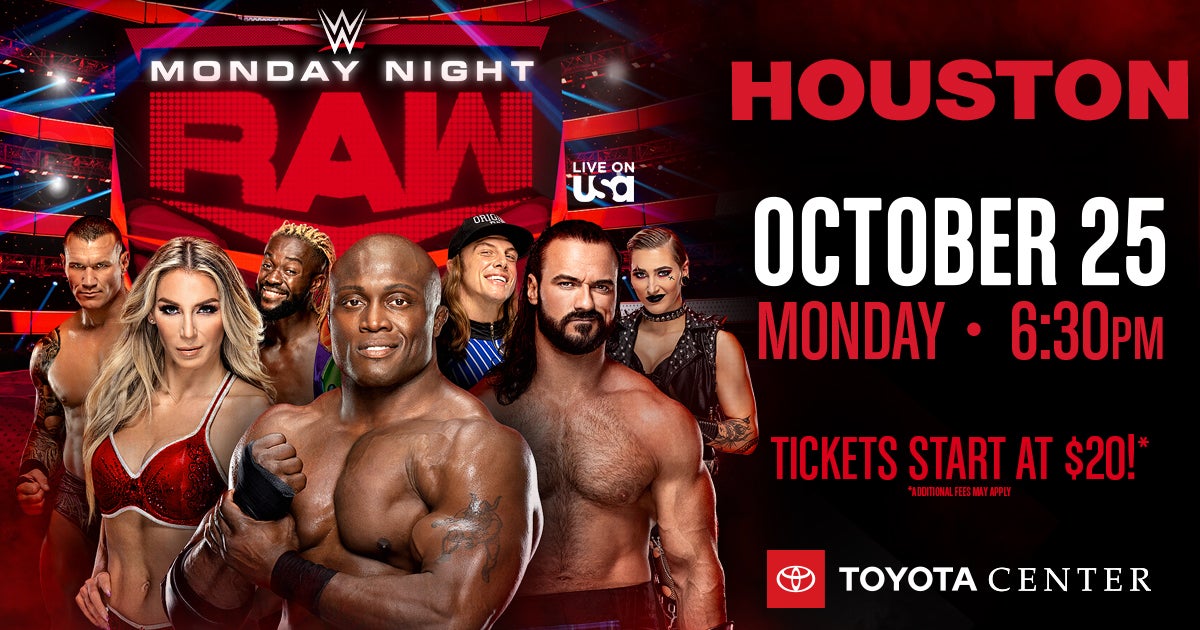 WWE RAW Houston Toyota Center