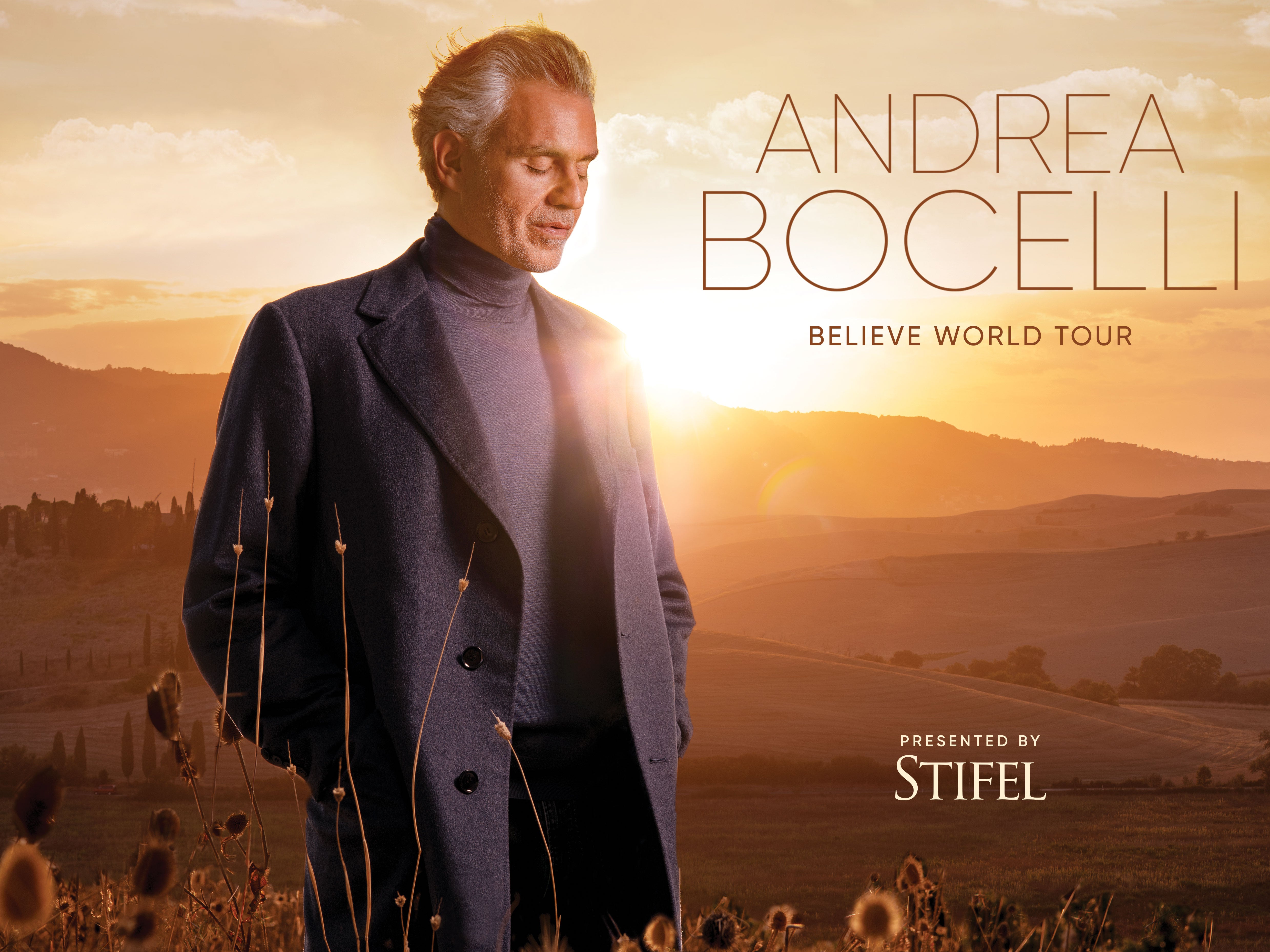 Andrea Bocelli Houston Toyota Center.