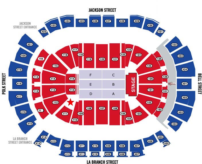 Toyota Amphitheater Seating Chart