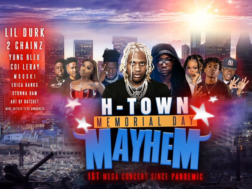 H Town Memorial Day Mayhem Houston Toyota Center