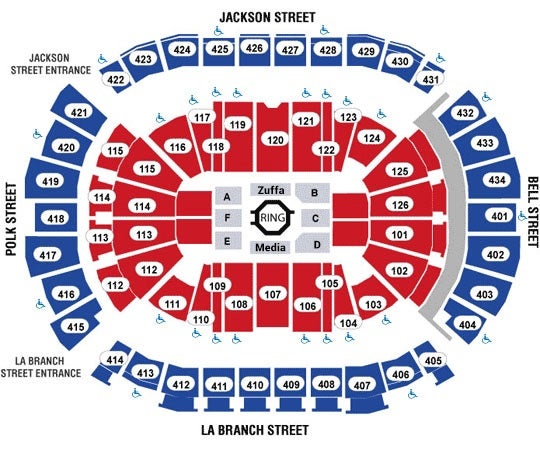 Ufc Seating Chart