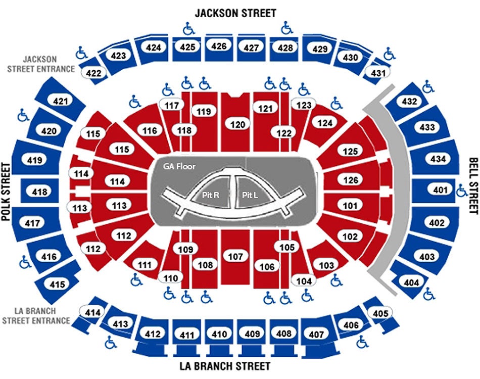 Carrie Underwood Seating Chart