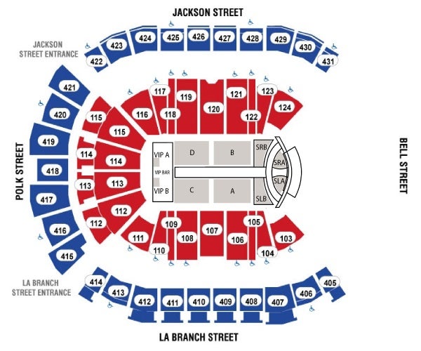 Toyota Center Kennewick Seating Chart